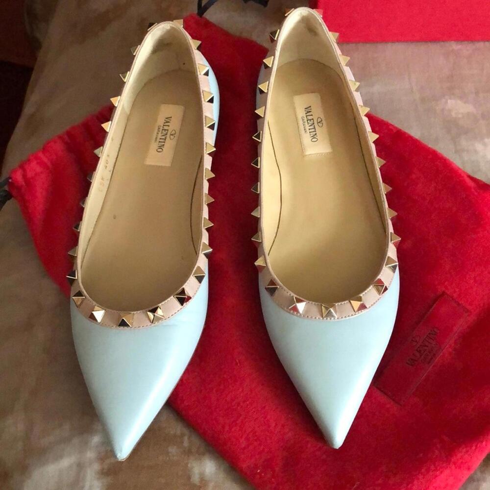 Valentino studded flats - Picture 1 of 7